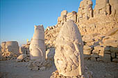 Nemrut Dagi Milli Parki, the tomb of King  Antiochos I, east terrace